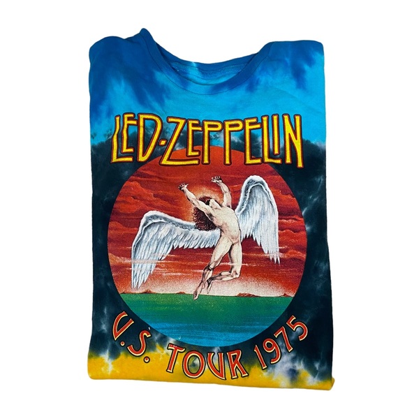 Other - Led Zeppelin Tie Dye 1975 Tour T-shirt 2XL